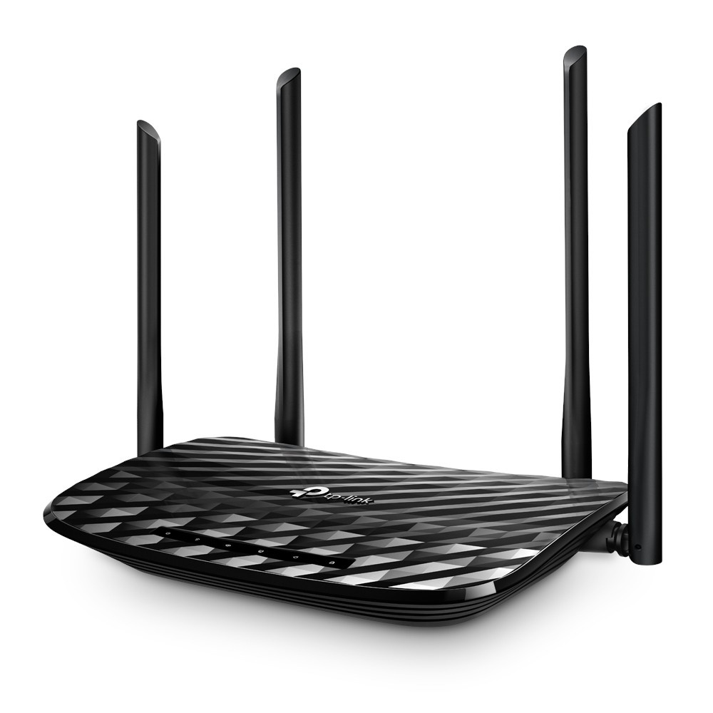 TP-LINK TP-Link AC1200 router wireless Gigabit Ethernet Dual-band (2.4 GHz/5 GHz) Nero - RETI | TecnoCARE.net Sabaudia, Latina, Terracina, San Felice Circeo e Pontinia