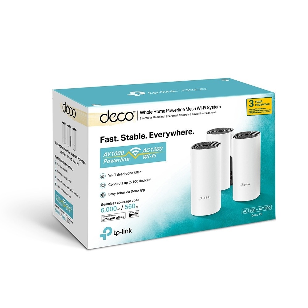 TP-LINK TP-Link Deco P9 (3-pack) Dual-band (2.4 GHz/5 GHz) Wi-Fi 5 (802.11ac) Bianco 2 Interno - RETI | TecnoCARE.net Sabaudia, Latina, Terracina, San Felice Circeo e Pontinia