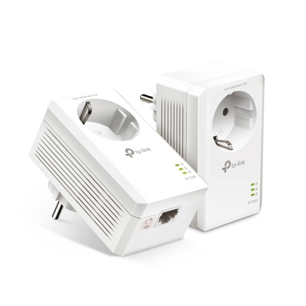 TP-LINK TP-Link TL-PA7017P KIT adattatore di rete PowerLine 1000 Mbit/s Collegamento ethernet LAN Bianco 2 pz - RETI | TecnoCARE.net Sabaudia, Latina, Terracina, San Felice Circeo e Pontinia