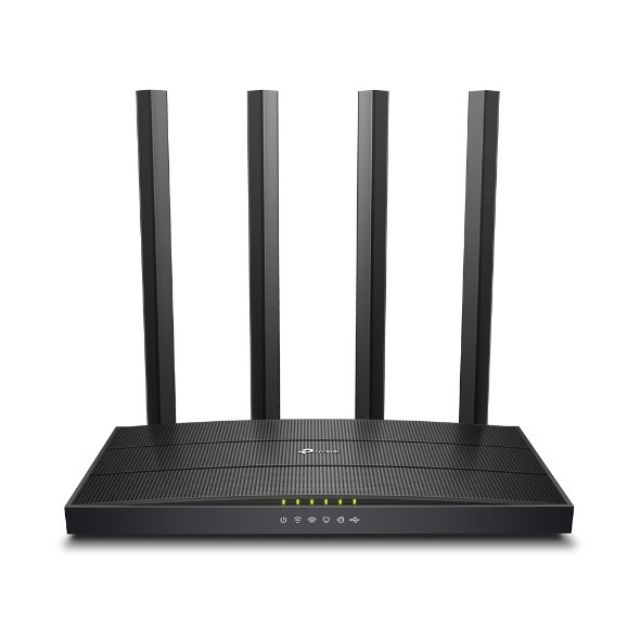 TP-LINK TP-Link Archer C6U router wireless Gigabit Ethernet Dual-band (2.4 GHz/5 GHz) Nero - RETI | TecnoCARE.net Sabaudia, Latina, Terracina, San Felice Circeo e Pontinia