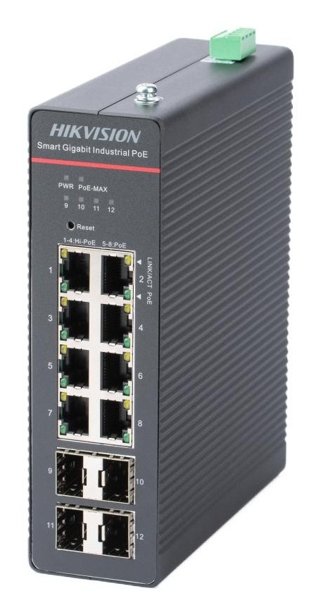 HIKVISION Hikvision DS-3T1512HP-SI-8P4F/Senza unità di alimentazione - RETI | TecnoCARE.net Sabaudia, Latina, Terracina, San Felice Circeo e Pontinia