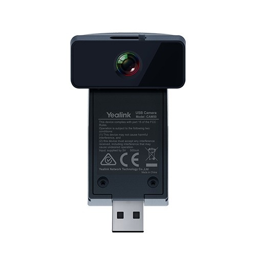 YEALINK Yealink CAM50 telecamera per videoconferenza 2 MP Nero 1280 x 720 Pixel 30 fps - ATTREZZATURE PER CONFERENZE | TecnoCARE.net Sabaudia, Latina, Terracina, San Felice Circeo e Pontinia