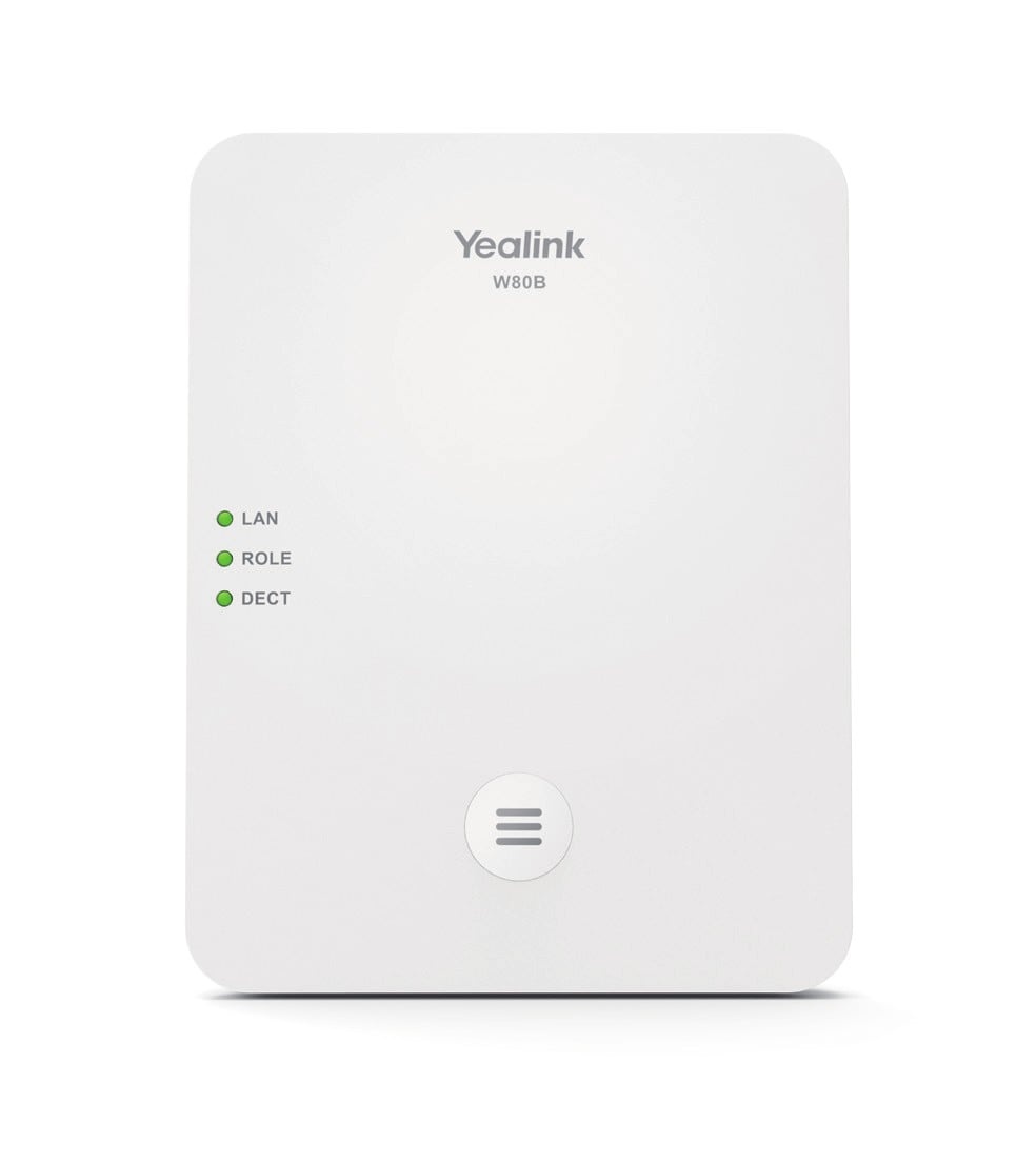 YEALINK Yealink 1302012 W80B Dispositivo di Comunicazione Wireless Portata 300m Bianco - ACCESSORI PER APPARECCHIATURE DI TELECOMUNICAZIONE | TecnoCARE.net Sabaudia, Latina, Terracina, San Felice Circeo e Pontinia