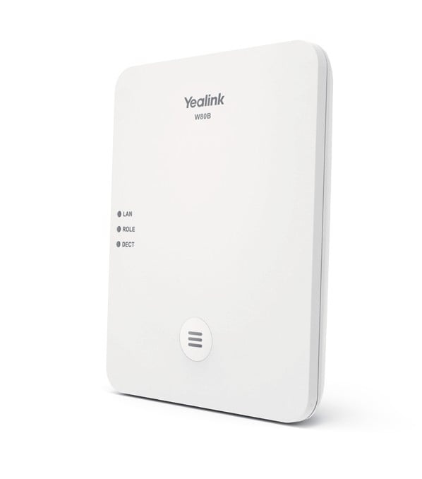 YEALINK Yealink 1302012 W80B Dispositivo di Comunicazione Wireless Portata 300m Bianco - ACCESSORI PER APPARECCHIATURE DI TELECOMUNICAZIONE | TecnoCARE.net Sabaudia, Latina, Terracina, San Felice Circeo e Pontinia