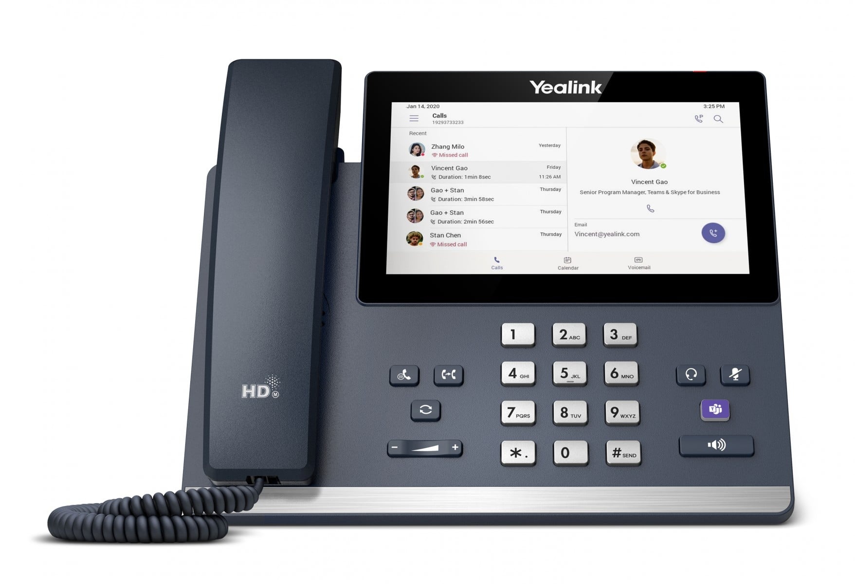 YEALINK Yealink MP56 Microsoft Teams Edition telefono IP Grigio Wi-Fi - APPARECCHIATURA TELEFONICA | TecnoCARE.net Sabaudia, Latina, Terracina, San Felice Circeo e Pontinia