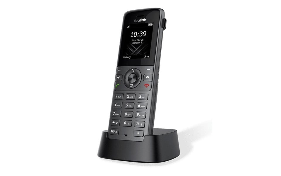 YEALINK Yealink 1302021 W73H Telefono IP Mobile Wireless Nero 2 Linee 50m di Portata Interna - APPARECCHIATURA TELEFONICA | TecnoCARE.net Sabaudia, Latina, Terracina, San Felice Circeo e Pontinia