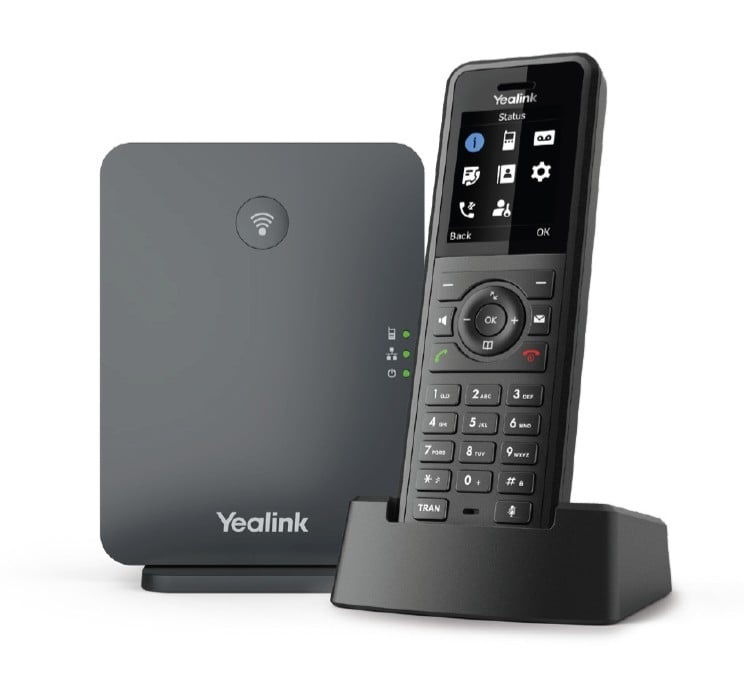 YEALINK Yealink 1302027 Telefono IP Wireless con Display TFT e Capacità di Rubrica di 1000 Contatti - APPARECCHIATURA TELEFONICA | TecnoCARE.net Sabaudia, Latina, Terracina, San Felice Circeo e Pontinia