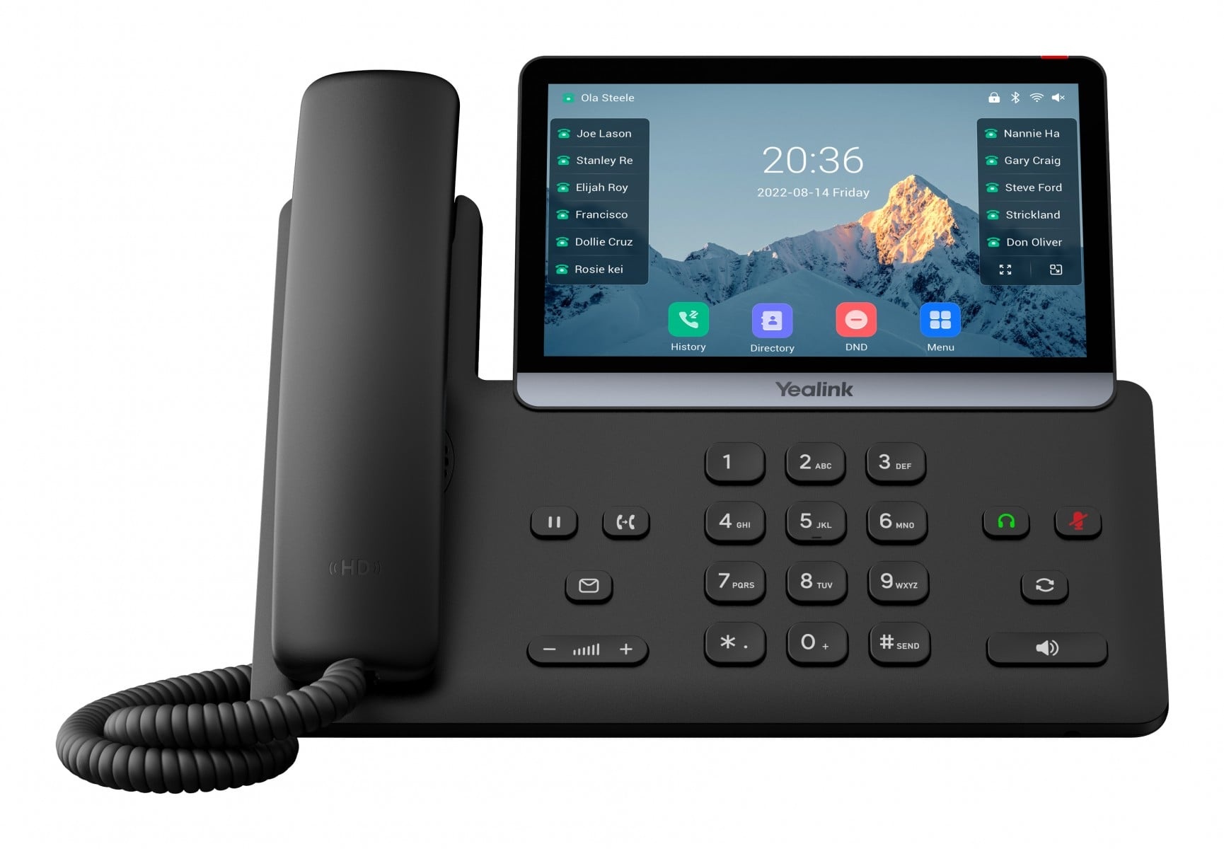 YEALINK Yealink T77U telefono IP Nero LCD - APPARECCHIATURA TELEFONICA | TecnoCARE.net Sabaudia, Latina, Terracina, San Felice Circeo e Pontinia