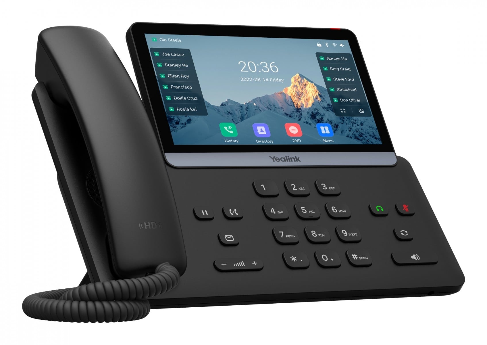 YEALINK Yealink T77U telefono IP Nero LCD - APPARECCHIATURA TELEFONICA | TecnoCARE.net Sabaudia, Latina, Terracina, San Felice Circeo e Pontinia
