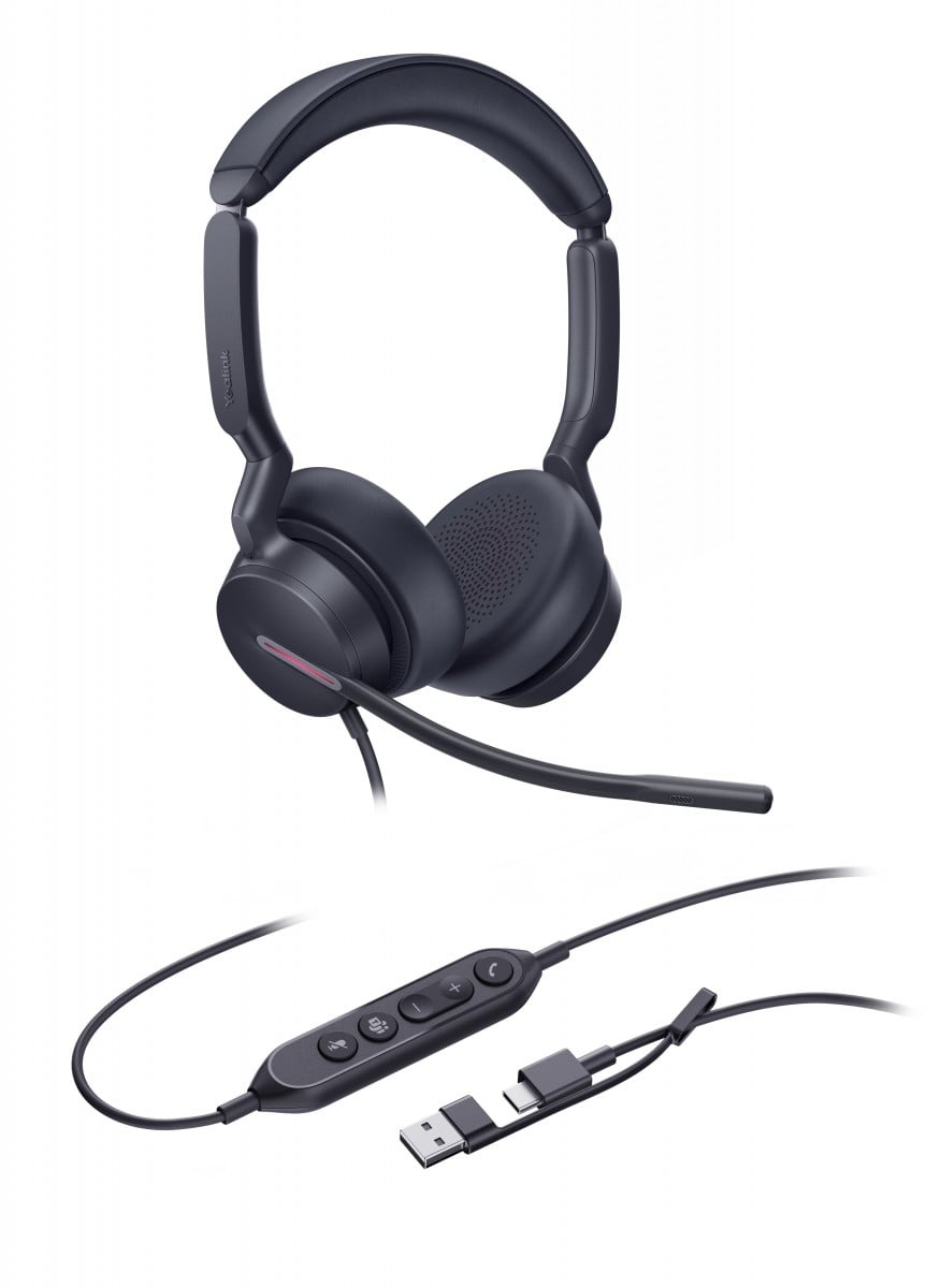 YEALINK Yealink UH46 Dual Teams USB-C/A Auricolare Cablato A Padiglione Ufficio USB Type-C / USB Type-A Nero - AUDIO E CUFFIE PORTATILI | TecnoCARE.net Sabaudia, Latina, Terracina, San Felice Circeo e Pontinia