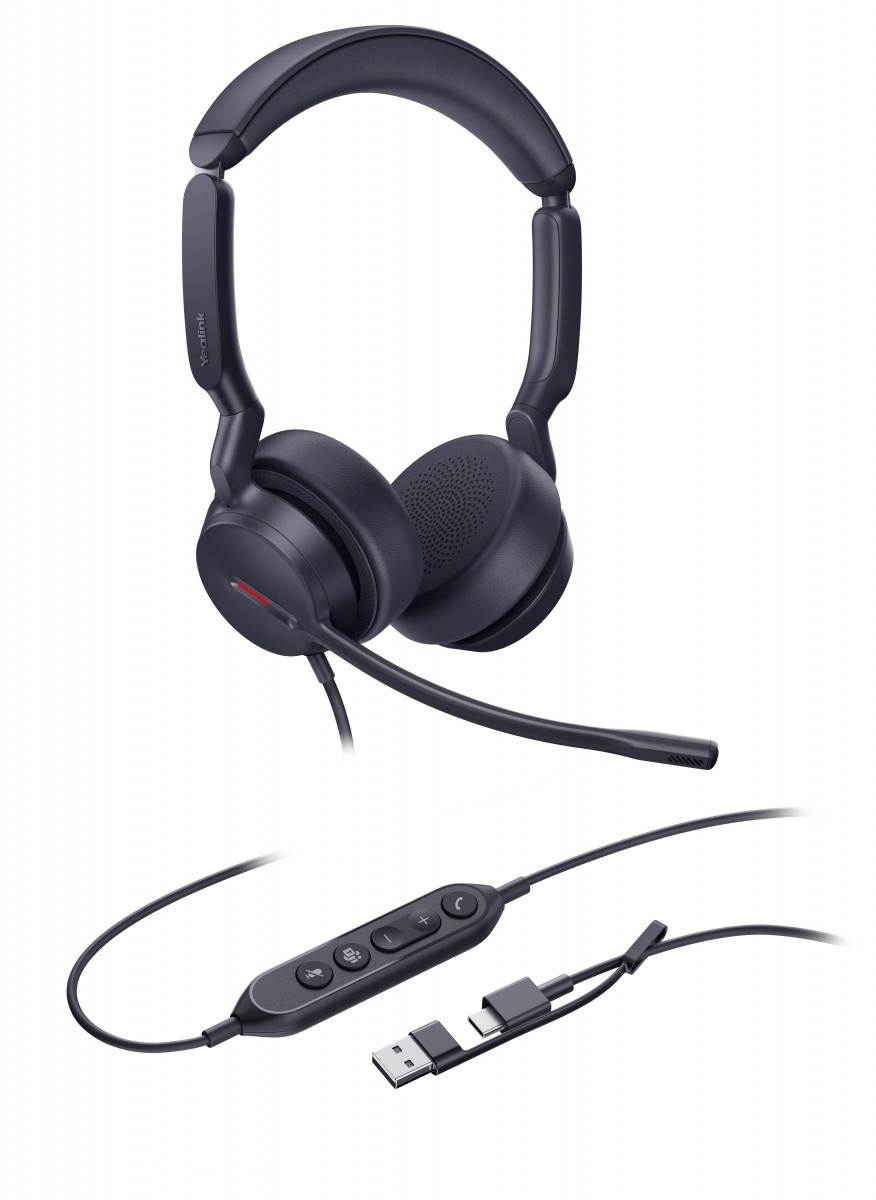 YEALINK Yealink UH44 Dual Teams USB-C/A Auricolare Cablato A Padiglione Ufficio USB Type-C / USB Type-A Nero - AUDIO E CUFFIE PORTATILI | TecnoCARE.net Sabaudia, Latina, Terracina, San Felice Circeo e Pontinia