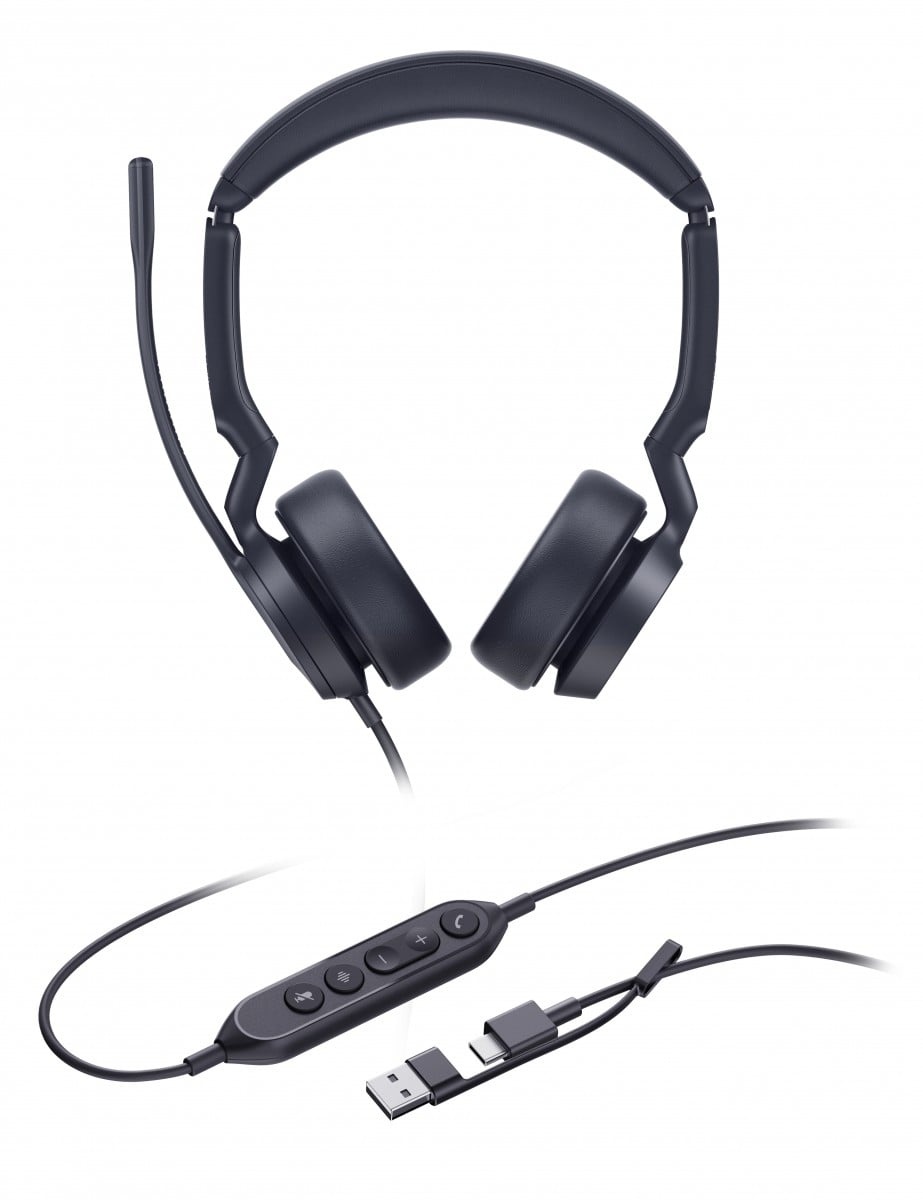 YEALINK Yealink UH44 Dual UC USB-C/A Auricolare Cablato A Padiglione Ufficio USB Type-C / USB Type-A Nero - AUDIO E CUFFIE PORTATILI | TecnoCARE.net Sabaudia, Latina, Terracina, San Felice Circeo e Pontinia