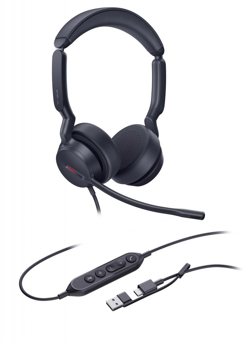 YEALINK Yealink UH44 Dual UC USB-C/A Auricolare Cablato A Padiglione Ufficio USB Type-C / USB Type-A Nero - AUDIO E CUFFIE PORTATILI | TecnoCARE.net Sabaudia, Latina, Terracina, San Felice Circeo e Pontinia