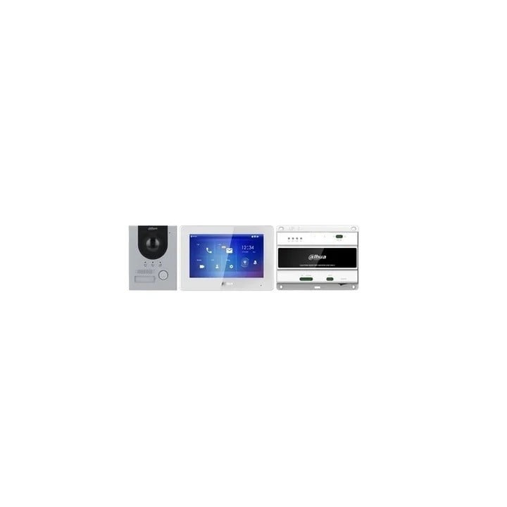 DAHUA Dahua KTD01(F) Kit video citofonico 2 fili, telecamera 2MP, touchscreen da 7", IP65, supporto mobile DMSS - ACCESSO E CONTROLLO | TecnoCARE.net Sabaudia, Latina, Terracina, San Felice Circeo e Pontinia