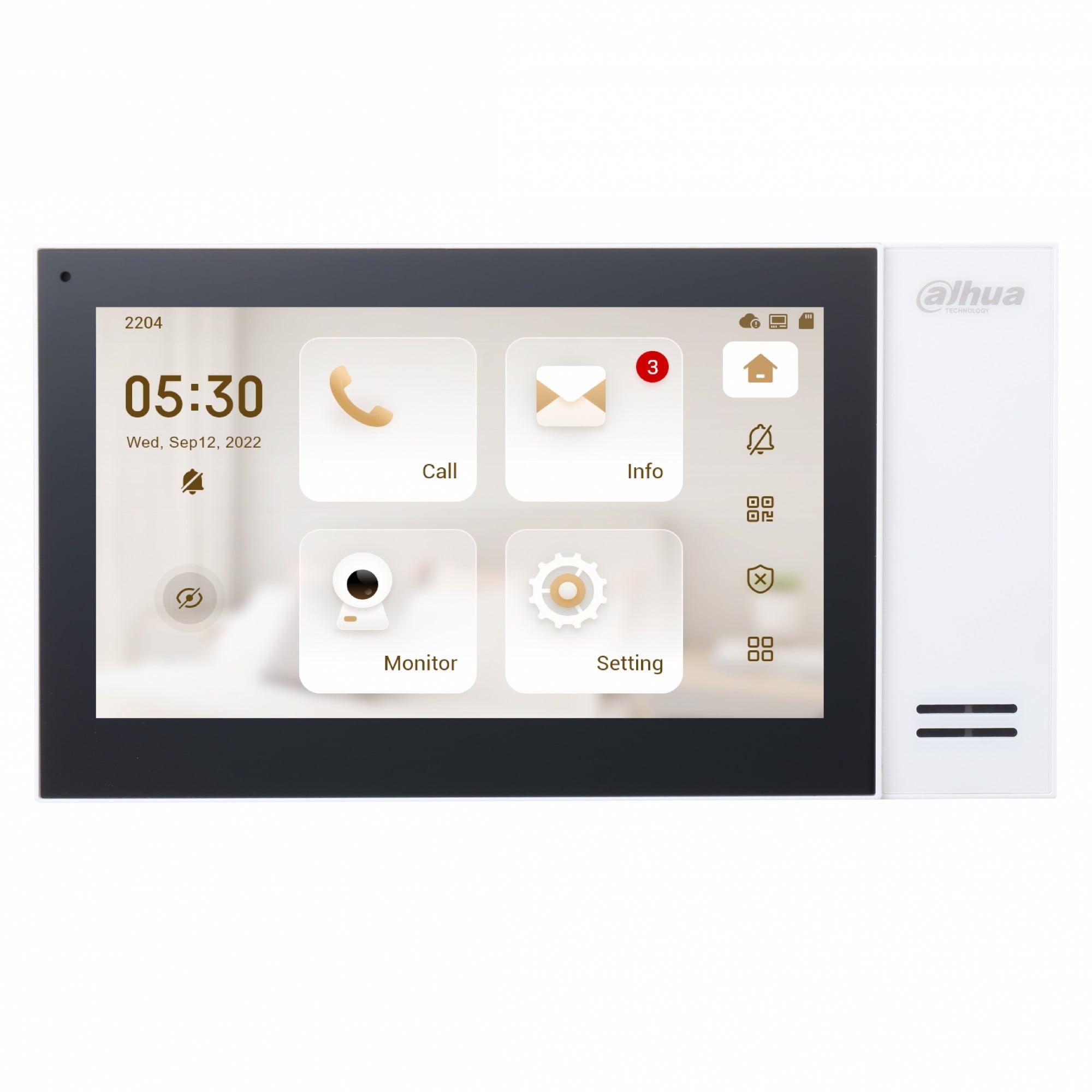DAHUA Dahua VTH2421FB-P Monitor Interno IP - ACCESSO E CONTROLLO | TecnoCARE.net Sabaudia, Latina, Terracina, San Felice Circeo e Pontinia