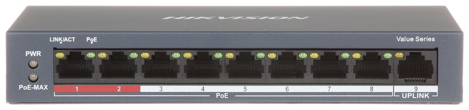 HIKVISION Hikvision DS-3E0109P-E/M(B) Switch PoE - RETI | TecnoCARE.net Sabaudia, Latina, Terracina, San Felice Circeo e Pontinia
