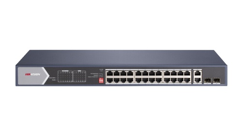 HIKVISION HIKVISION SWITCH 28-PORT GIGABIT UNMANAGED HI-POE SWITCH 24 GIGABIT RJ45 POE PORTS, 2 GIGABIT RJ45, - SWITCH E HUB | TecnoCARE.net Sabaudia, Latina, Terracina, San Felice Circeo e Pontinia
