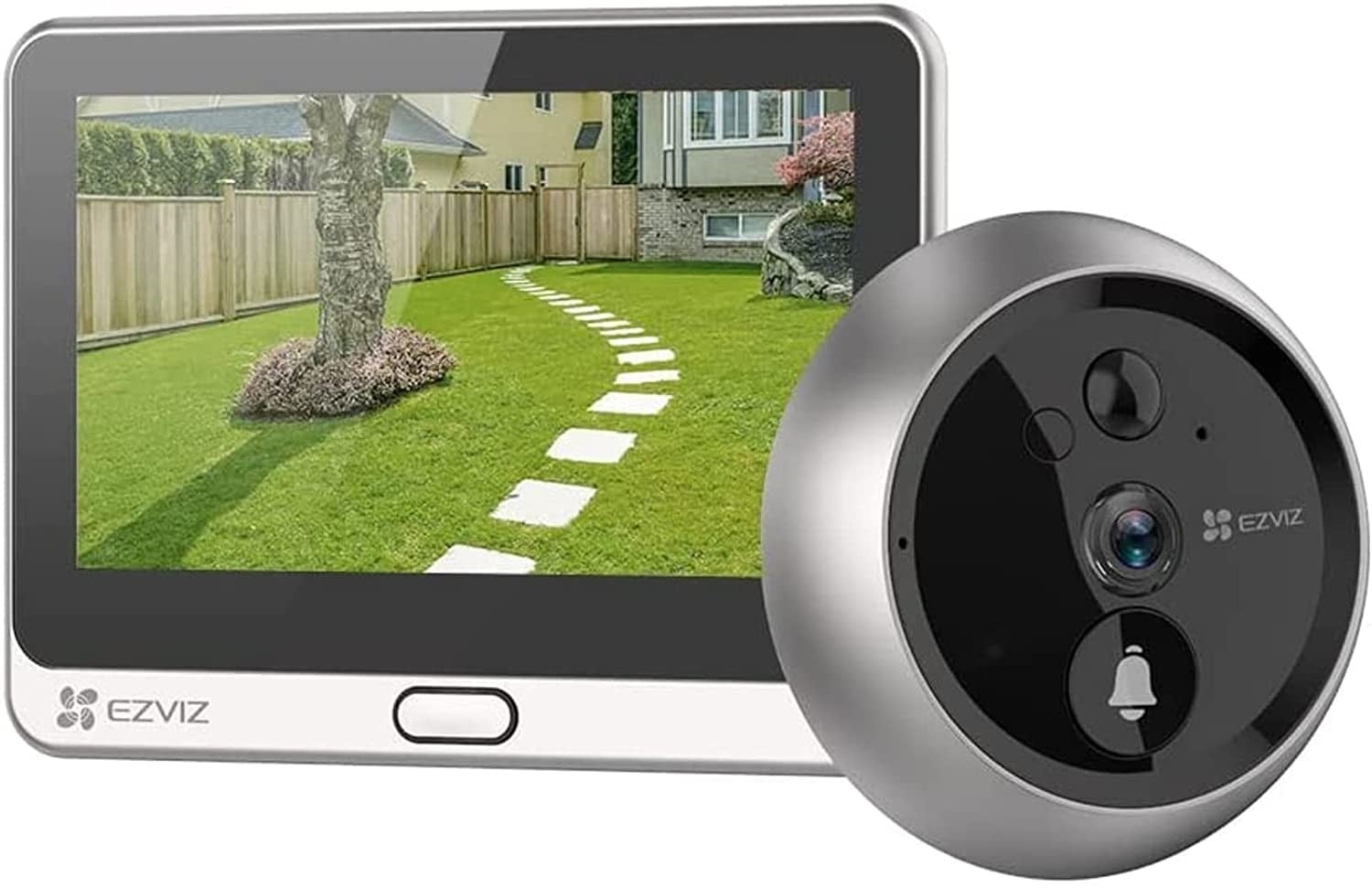 EZVIZ EZVIZ DP2C sistema per video-citofono 2 MP 10,9 cm (4.3") Argento - ACCESSO E CONTROLLO | TecnoCARE.net Sabaudia, Latina, Terracina, San Felice Circeo e Pontinia
