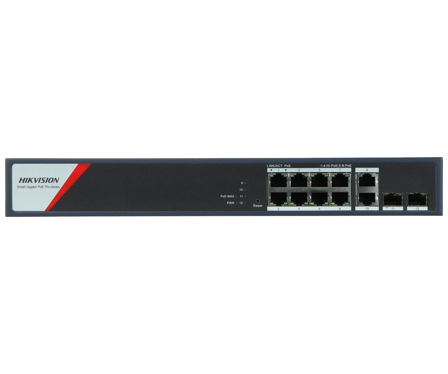HIKVISION Hikvision DS-3E1512HP-SI-8P2T2F - RETI | TecnoCARE.net Sabaudia, Latina, Terracina, San Felice Circeo e Pontinia