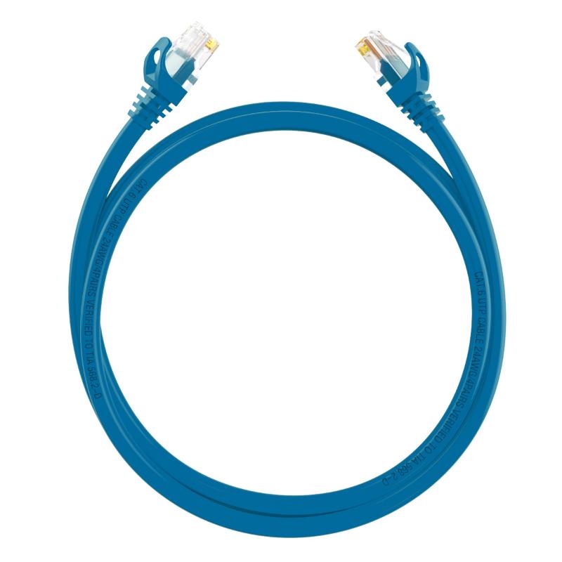 HIKVISION HIKVISION CAVO PATCH CORD, CAT6, U/UTP, 24AWG, CU, PVC SHEATH, 30U, BLU, 2M - CAVI DI RETE | TecnoCARE.net Sabaudia, Latina, Terracina, San Felice Circeo e Pontinia