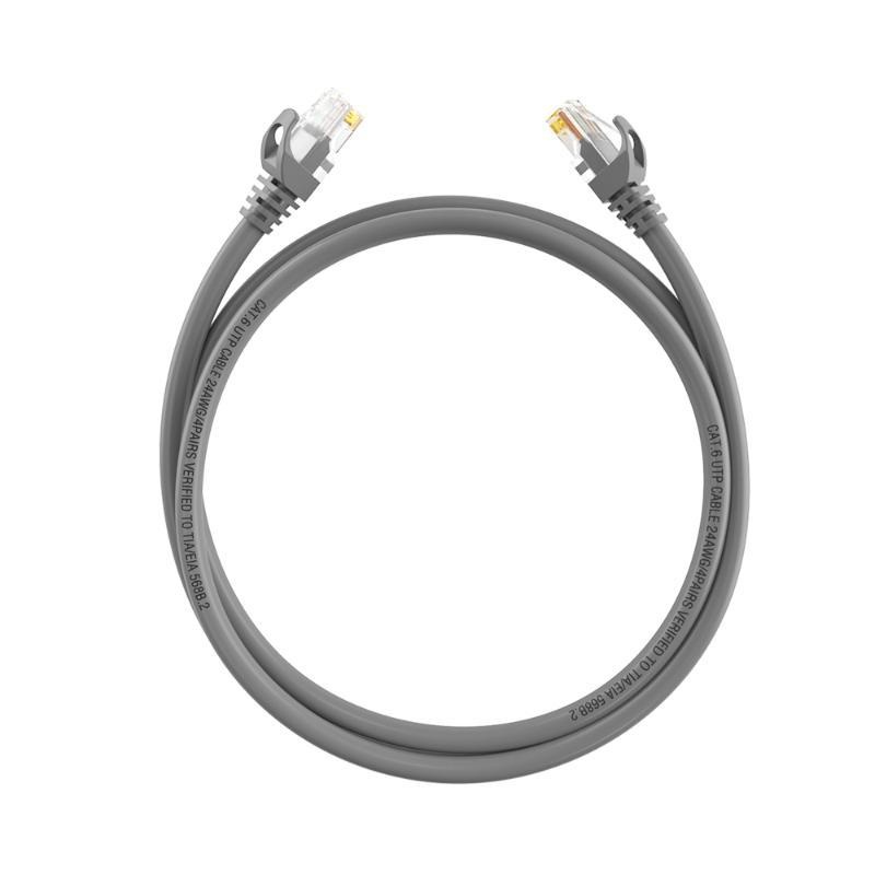 HIKVISION HIKVISION CAVO CAT6, U/UTP, 24AWG, CU, GRIGIO, 2M - CAVI DI RETE | TecnoCARE.net Sabaudia, Latina, Terracina, San Felice Circeo e Pontinia