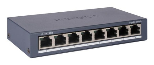 HIKVISION HIKVISION SWITCH 8 PORTE GIGABIT RJ45 PORTS, DESKTOP STEEL CASE UNMANAGED SWITCH - SWITCH E HUB | TecnoCARE.net Sabaudia, Latina, Terracina, San Felice Circeo e Pontinia