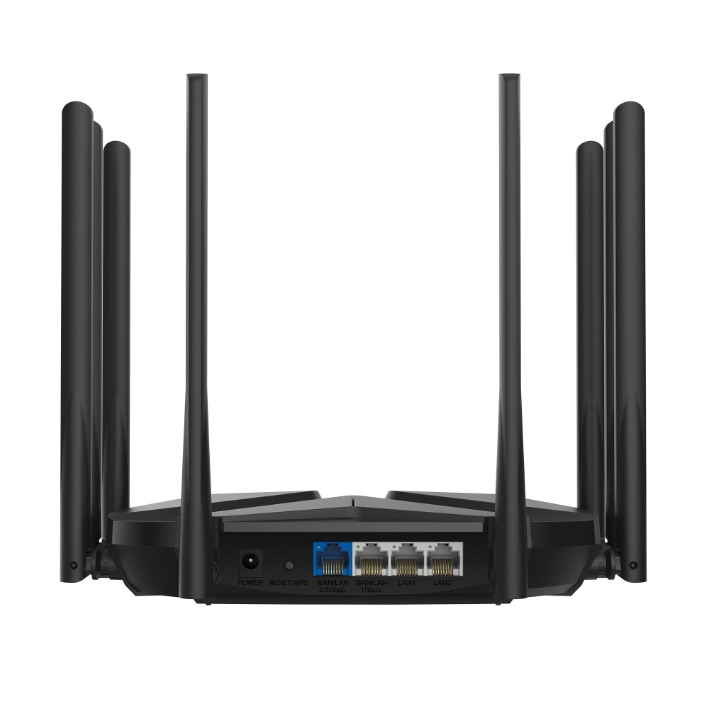TP-LINK Mercusys MR90X router wireless Gigabit Ethernet Dual-band (2.4 GHz/5 GHz) Nero - RETI | TecnoCARE.net Sabaudia, Latina, Terracina, San Felice Circeo e Pontinia