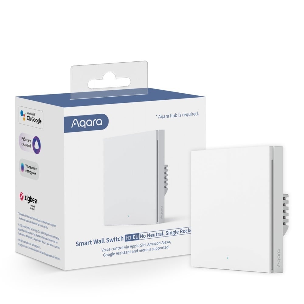 AQARA Aqara WS-EUK01 interruttore della luce Policarbonato (PC) Bianco - STABILIZZATORI DI RETE | TecnoCARE.net Sabaudia, Latina, Terracina, San Felice Circeo e Pontinia