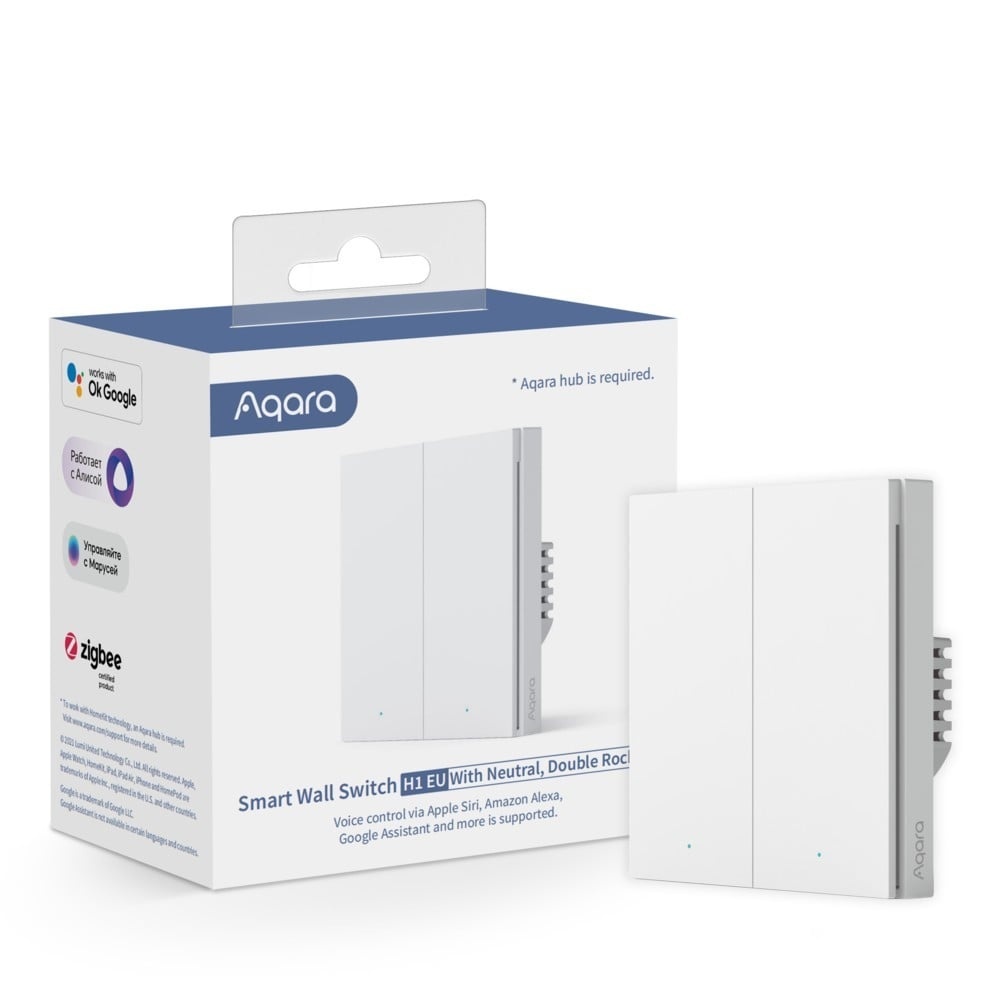 AQARA Aqara WS-EUK04 interruttore della luce Policarbonato (PC) Bianco - STABILIZZATORI DI RETE | TecnoCARE.net Sabaudia, Latina, Terracina, San Felice Circeo e Pontinia