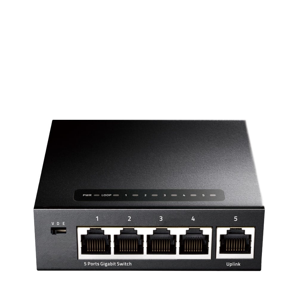 CUDY Cudy GS105 switch di rete Non gestito Gigabit Ethernet (10/100/1000) Nero - RETI | TecnoCARE.net Sabaudia, Latina, Terracina, San Felice Circeo e Pontinia