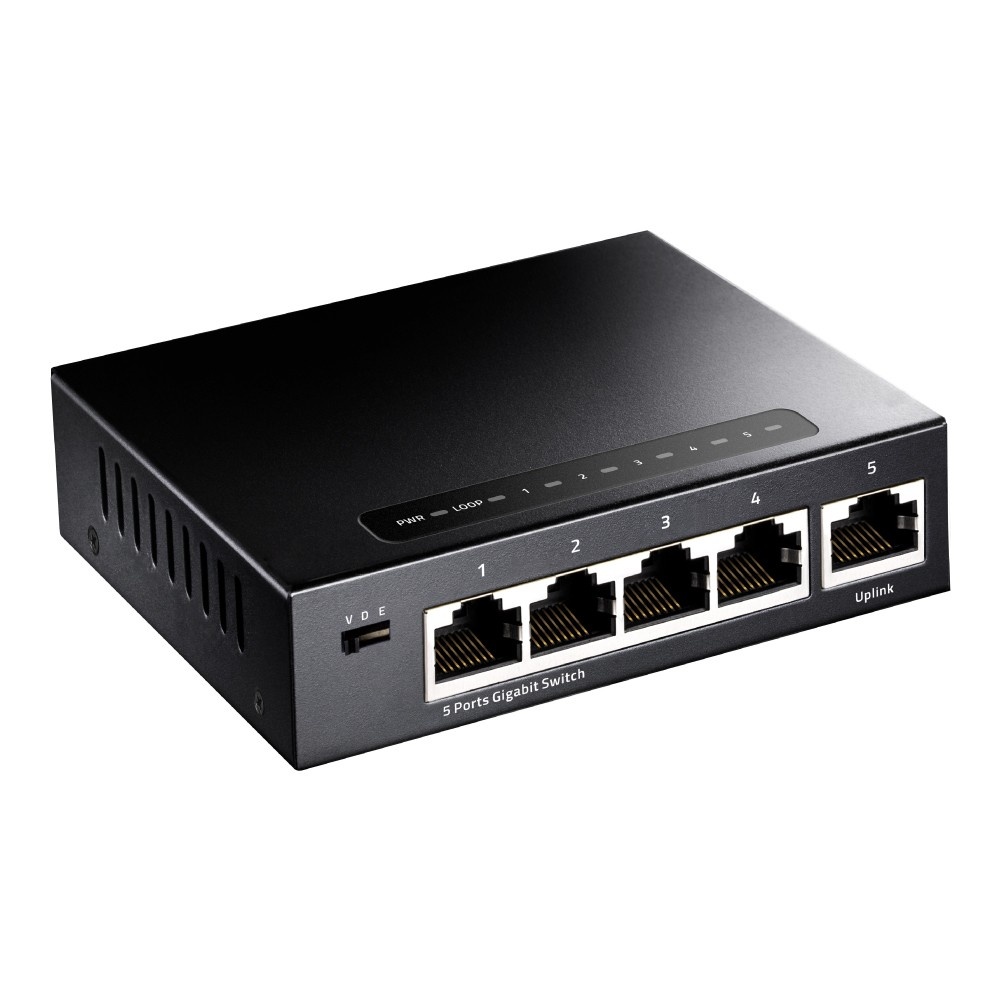 CUDY Cudy GS105 switch di rete Non gestito Gigabit Ethernet (10/100/1000) Nero - RETI | TecnoCARE.net Sabaudia, Latina, Terracina, San Felice Circeo e Pontinia