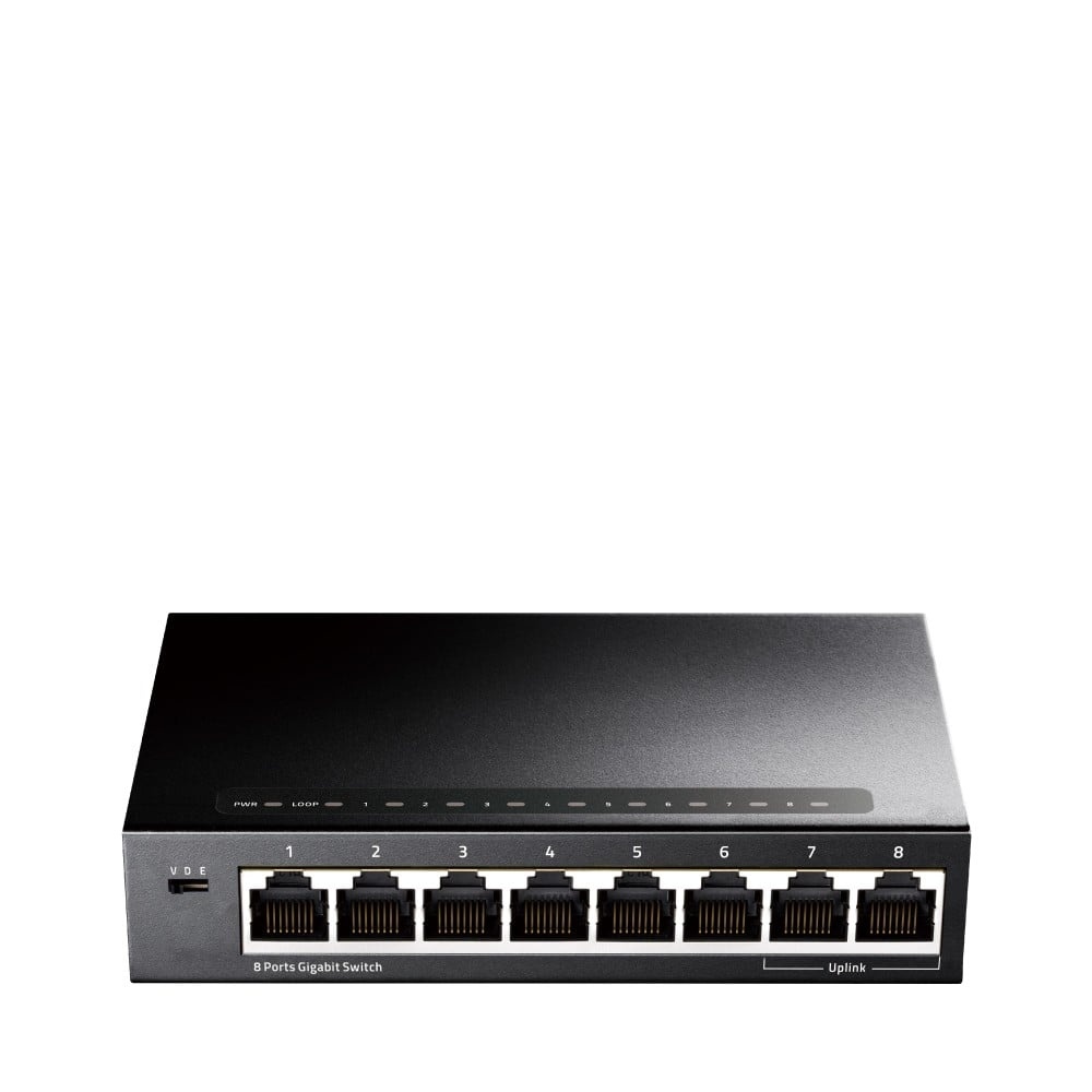 CUDY Cudy GS108 switch di rete Non gestito Gigabit Ethernet (10/100/1000) Nero - RETI | TecnoCARE.net Sabaudia, Latina, Terracina, San Felice Circeo e Pontinia