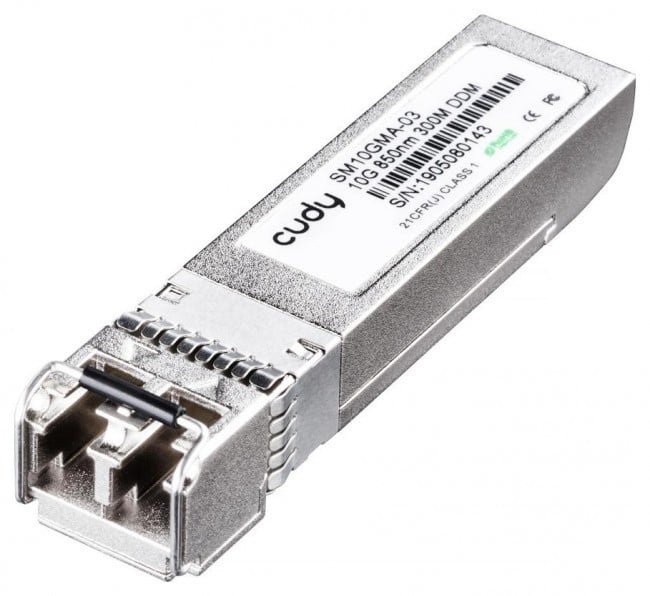 CUDY Cudy 10G SFP+ Multi-Mode Optical Module, SM10GMA-03 1.0 modulo del ricetrasmettitore di rete Fibra ottica 10000 Mbit/s SFP+ 850 nm - RETI | TecnoCARE.net Sabaudia, Latina, Terracina, San Felice Circeo e Pontinia