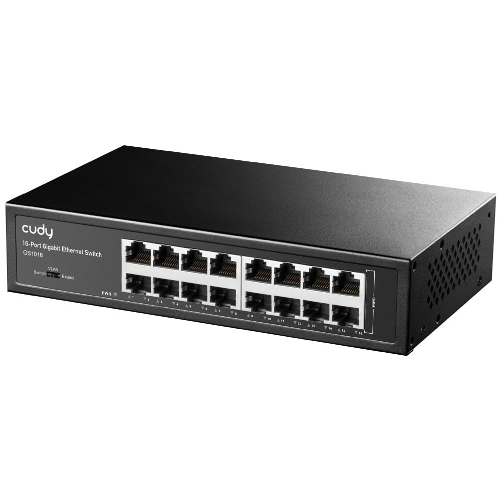 CUDY Cudy GS1016 switch di rete Non gestito Gigabit Ethernet (10/100/1000) Nero - RETI | TecnoCARE.net Sabaudia, Latina, Terracina, San Felice Circeo e Pontinia