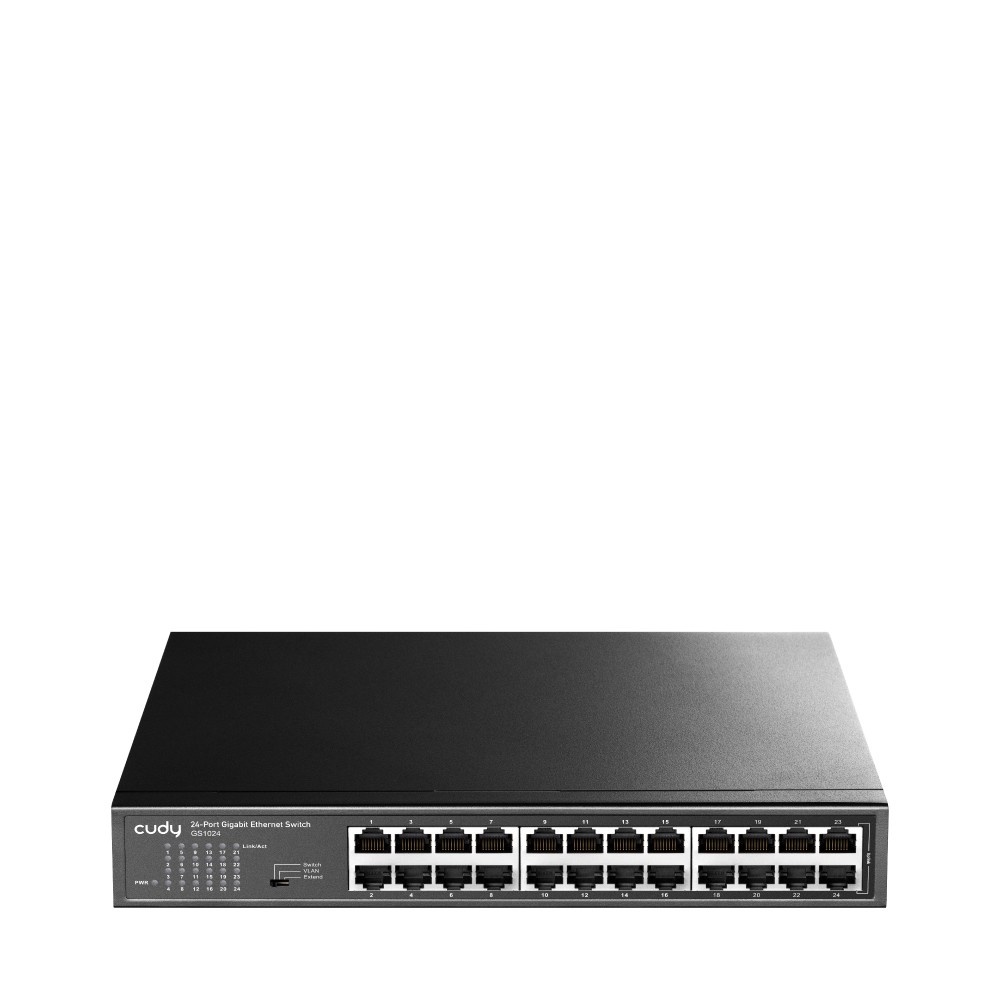 CUDY Cudy GS1024 switch di rete Non gestito Gigabit Ethernet (10/100/1000) Nero - RETI | TecnoCARE.net Sabaudia, Latina, Terracina, San Felice Circeo e Pontinia