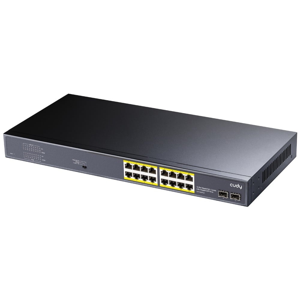 CUDY Cudy GS1020PS2 switch di rete Non gestito Gigabit Ethernet (10/100/1000) Supporto Power over Ethernet (PoE) Nero - RETI | TecnoCARE.net Sabaudia, Latina, Terracina, San Felice Circeo e Pontinia