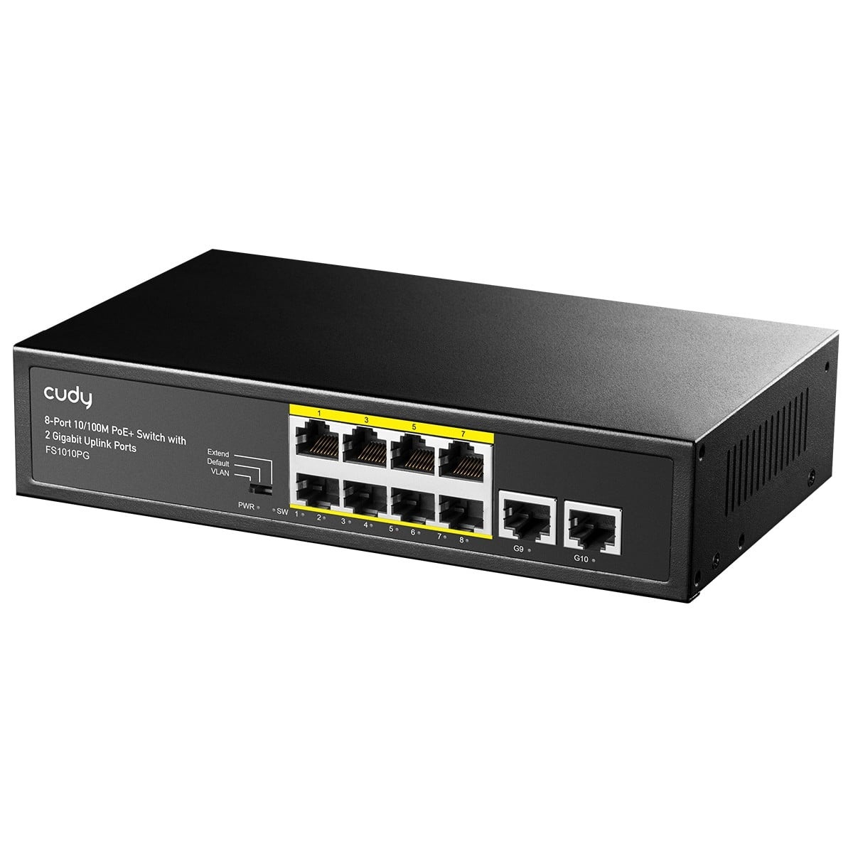 CUDY Cudy FS1010PG switch di rete Non gestito Fast Ethernet (10/100) Supporto Power over Ethernet (PoE) Nero - RETI | TecnoCARE.net Sabaudia, Latina, Terracina, San Felice Circeo e Pontinia