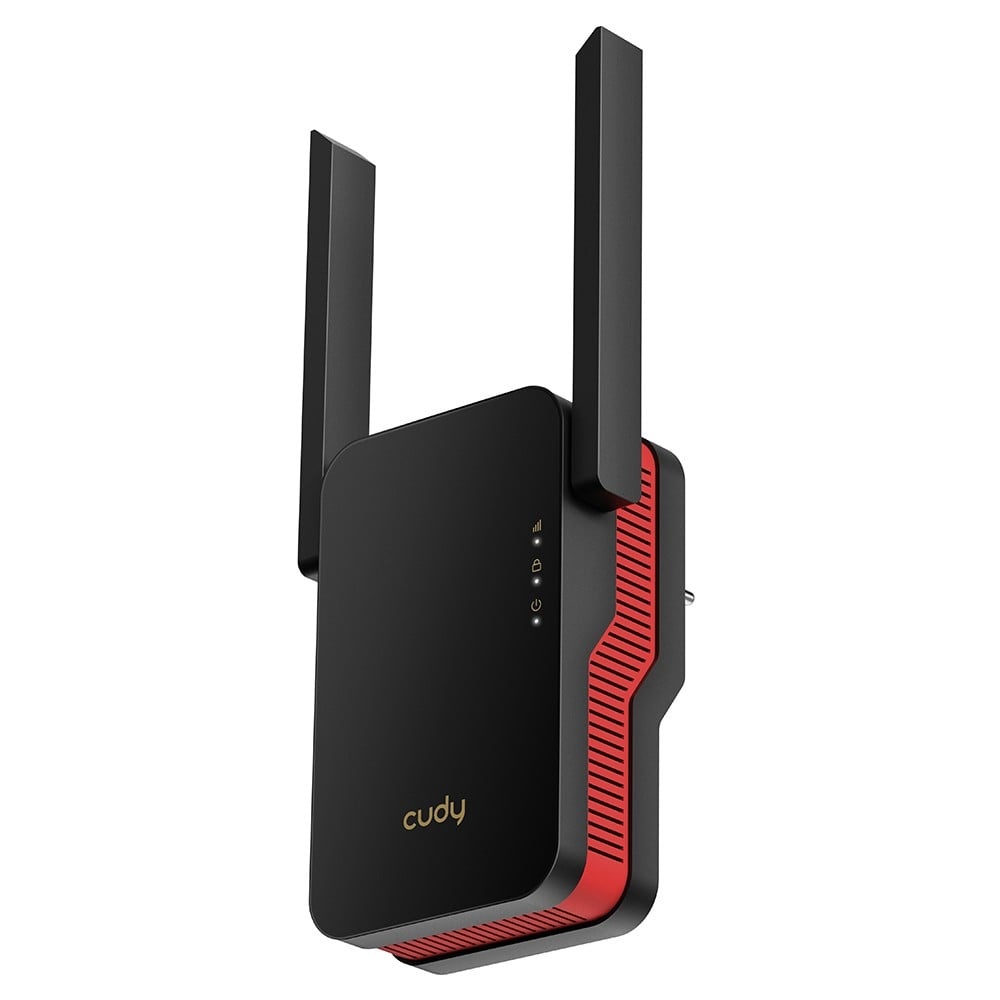 CUDY Cudy RE3000 moltiplicatore di rete Ripetitore di rete Nero, Rosso 10, 100, 1000 Mbit/s - RETI | TecnoCARE.net Sabaudia, Latina, Terracina, San Felice Circeo e Pontinia