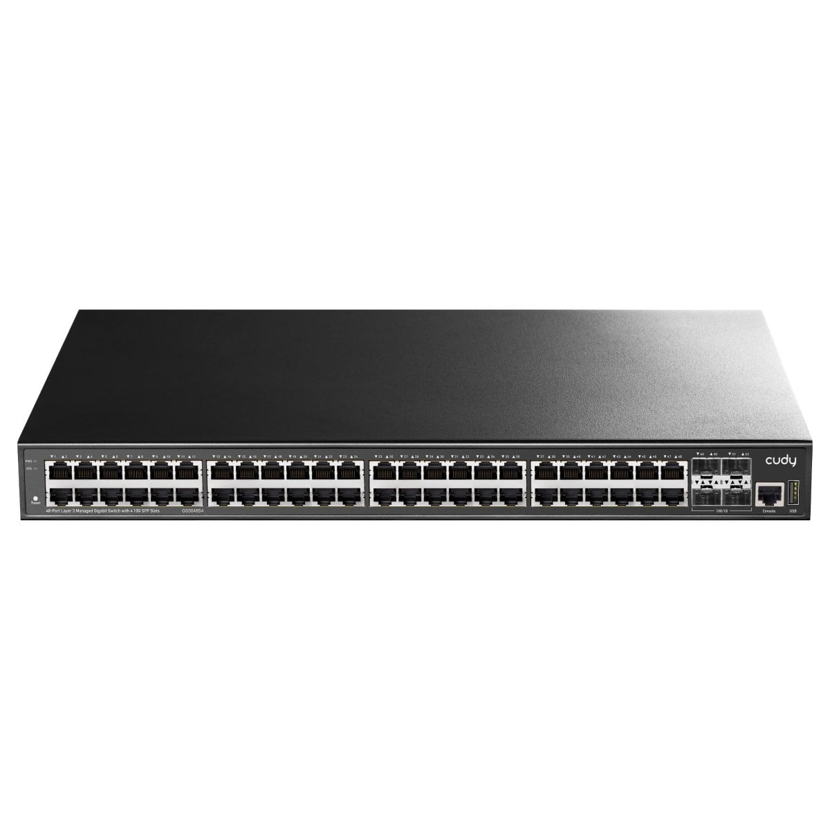 CUDY Cudy GS5048S4 switch di rete Gestito L3 Gigabit Ethernet (10/100/1000) Nero - RETI | TecnoCARE.net Sabaudia, Latina, Terracina, San Felice Circeo e Pontinia