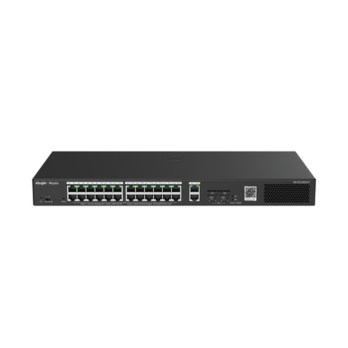 RUIJIEE REYEE SMART SWITCH POE GIGABIT 28 P., 24 P. POE/POE+ RJ45, 2 P. UPLINK GIGABIT RJ45/SFP - SWITCH E HUB | TecnoCARE.net Sabaudia, Latina, Terracina, San Felice Circeo e Pontinia