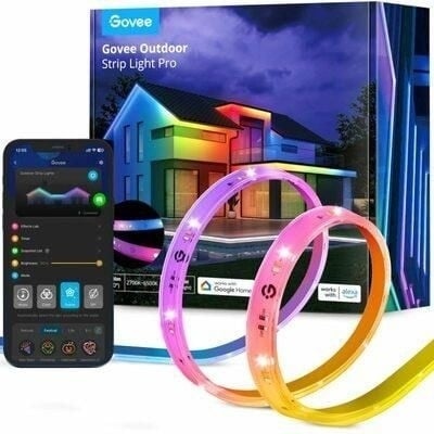 GOVEE Govee H70A1 Light Strip Esterno Pro 10m | Striscia LED | Wi-Fi, Bluetooth, RGBICWW - LAMPADINE | TecnoCARE.net Sabaudia, Latina, Terracina, San Felice Circeo e Pontinia