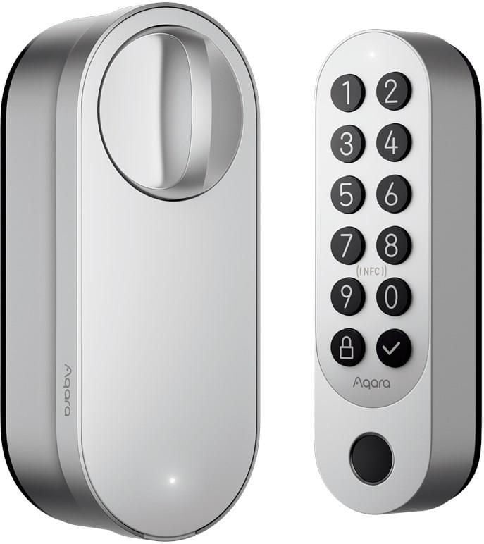 AQARA Aqara EL-D02DS Kit Serratura Intelligente U200 Argento Serratura per Porta Smart HomeKit - DISPOSITIVI SMART PER LA CASA | TecnoCARE.net Sabaudia, Latina, Terracina, San Felice Circeo e Pontinia