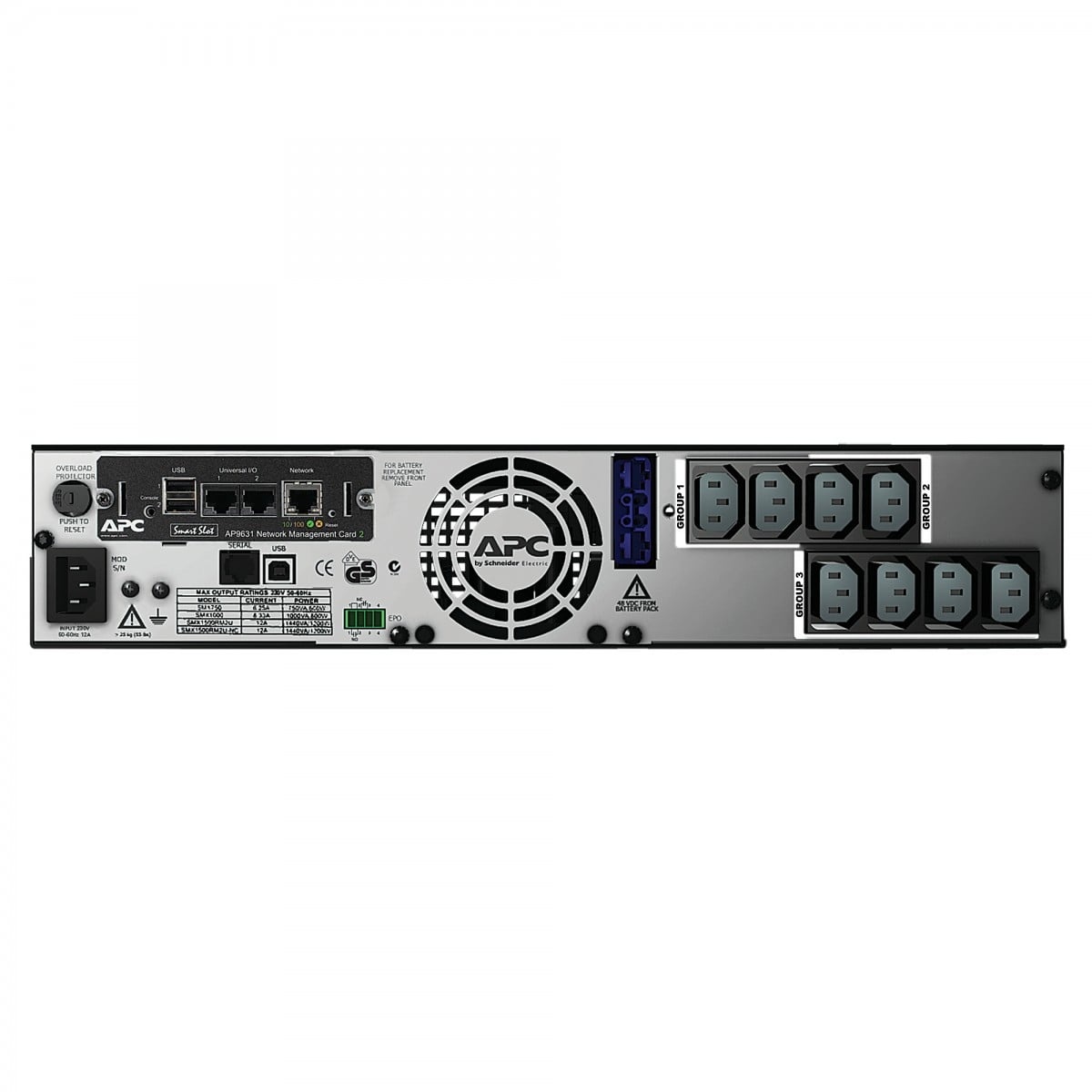 APC APC SMX1500RMI2UNC Smart-UPS X 1500VA UPS da montare in rack con tempo di funzionamento espandibile - BATTERIE E ALIMENTATORI | TecnoCARE.net Sabaudia, Latina, Terracina, San Felice Circeo e Pontinia