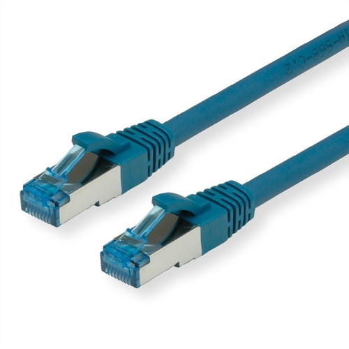 ROLINE VALUE CAVO S/FTP (PiMF) PATCHCORD CAT 6A, CLASS EA, BLU, 1,5M - CAVI DI RETE | TecnoCARE.net Sabaudia, Latina, Terracina, San Felice Circeo e Pontinia