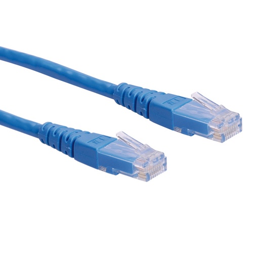 ROLINE ROLINE CAVOUTP PATCHCORD CAT.6, CLASS E, BLU, 5M - CAVI DI RETE | TecnoCARE.net Sabaudia, Latina, Terracina, San Felice Circeo e Pontinia