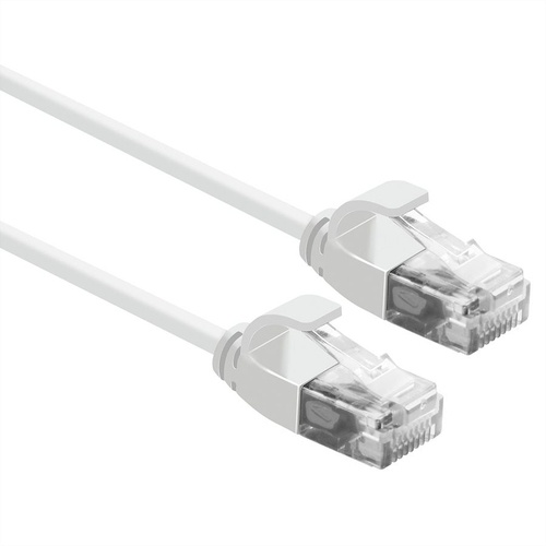ROLINE ROLINE CAVO UTP DATA CENTER PATCHCORD CAT.6A CLASS EA LSOH SLIM BIANCO 5M - CAVI DI RETE | TecnoCARE.net Sabaudia, Latina, Terracina, San Felice Circeo e Pontinia