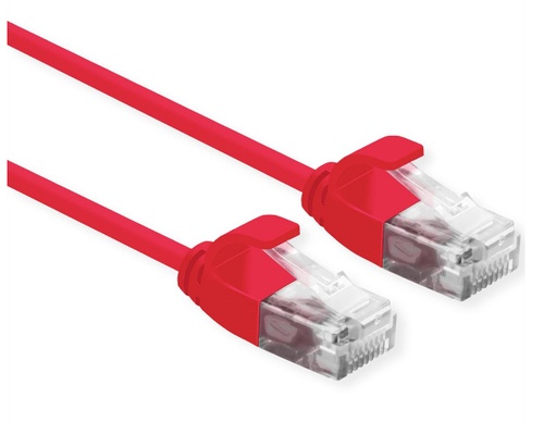 ROLINE ROLINE CAVO DI RETE UTP DATA CENTER PATCH CORD CAT.6A (CLASSE EA) LSOH SLIM 2 M ROSSO - CAVI DI RETE | TecnoCARE.net Sabaudia, Latina, Terracina, San Felice Circeo e Pontinia
