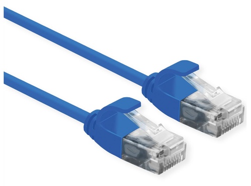 ROLINE ROLINE CAVO DI RETE UTP DATA CENTER PATCH CORD CAT.6A (CLASSE EA) LSOH SLIM 2 M BLU - CAVI DI RETE | TecnoCARE.net Sabaudia, Latina, Terracina, San Felice Circeo e Pontinia