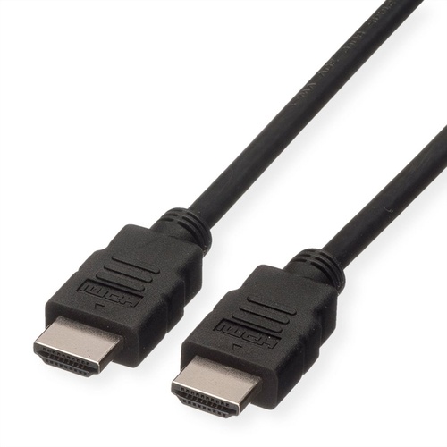 ROLINE ROLINE GREEN CAVO  HDMI HIGH SPEED CABLE E ETHERNET, M M, BLACK, 1M - CAVI HDMI/VGA/DVI/DP | TecnoCARE.net Sabaudia, Latina, Terracina, San Felice Circeo e Pontinia