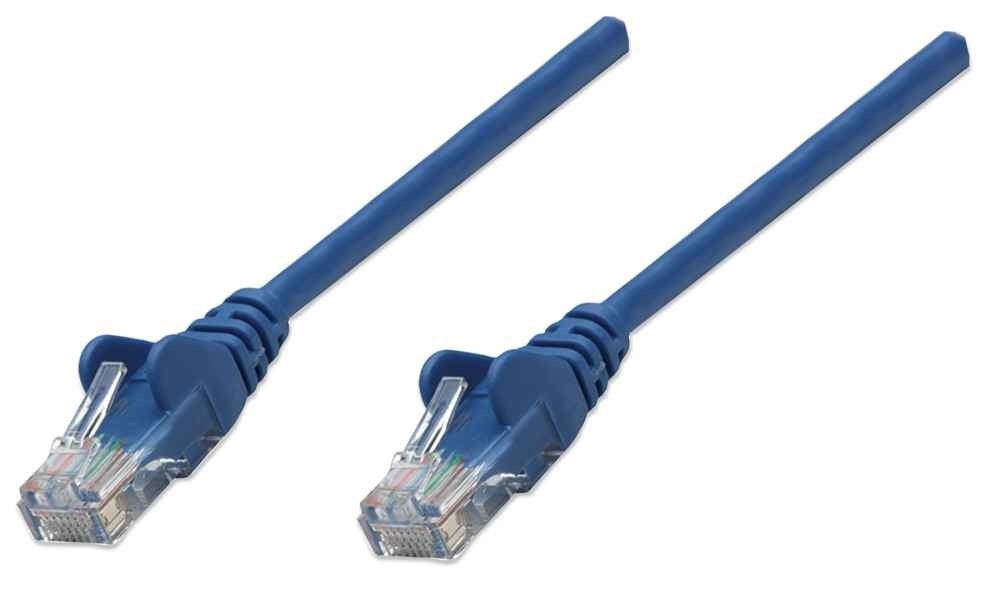 INTELLINET Intellinet 3m Cat5e cavo di rete Blu U/UTP (UTP) - CAVI PER COMPUTER E PERIFERICHE | TecnoCARE.net Sabaudia, Latina, Terracina, San Felice Circeo e Pontinia